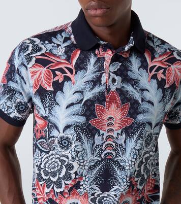 Paisley cotton piqué polo shirt | Etro
