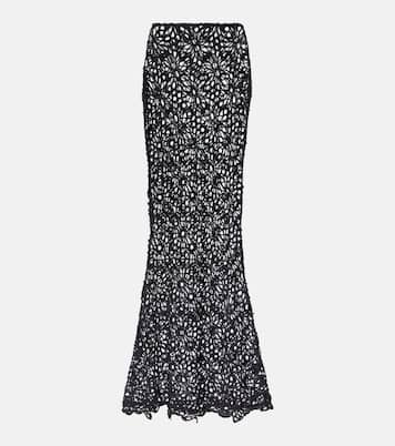 Maxirock Obie aus Häkelstrick | Norma Kamali