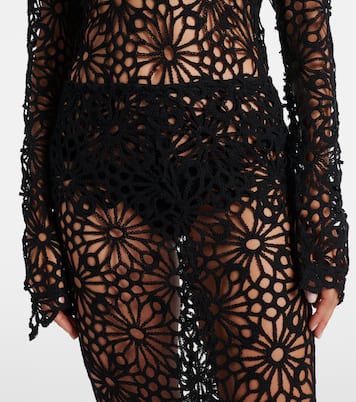 Maxirock Obie aus Häkelstrick | Norma Kamali