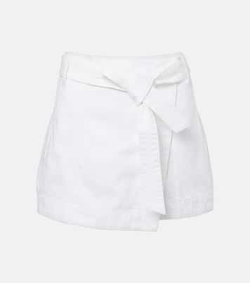 Agee cotton-blend skort | Veronica Beard