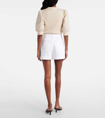Agee cotton-blend skort | Veronica Beard