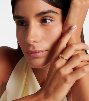 Anello in oro 14kt con ametista | Mateo