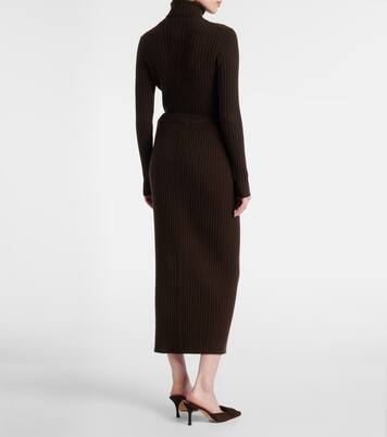 Maxirock aus Rippstrick | Jardin des Orangers