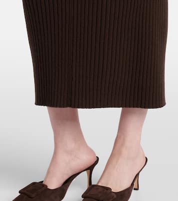 Maxirock aus Rippstrick | Jardin des Orangers