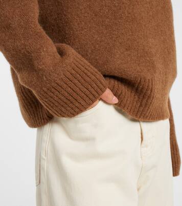 Polo en alpaga et laine mélangés | Ami Paris