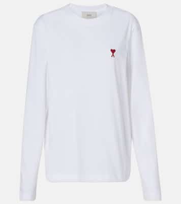 T-Shirt Ami De Cœur aus Baumwoll-Jersey | Ami Paris