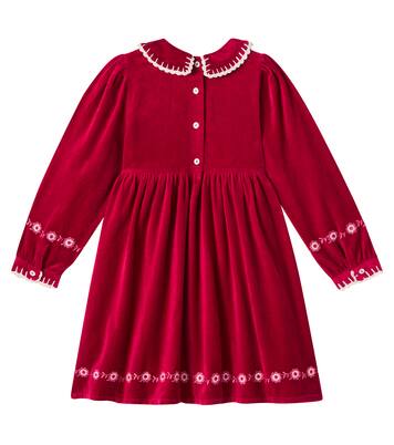 Abito Millie in cotone e lino con ricamo | Bebe Organic