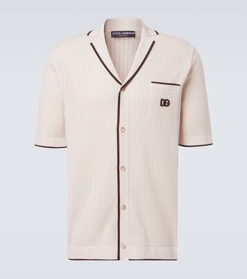 DG knitted cotton shirt | Dolce&Gabbana