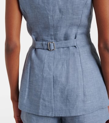 Thea linen vest | Posse