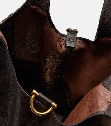 Bolso al hombro Chloé Balloon Medium de piel y ante | Chloé