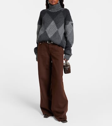 Low-Rise Wirde-Leg Jeans | Stella McCartney