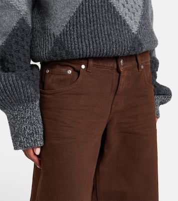 Low-Rise Wirde-Leg Jeans | Stella McCartney