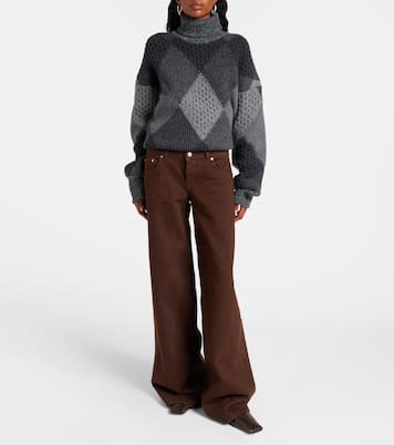 Low-Rise Wirde-Leg Jeans | Stella McCartney