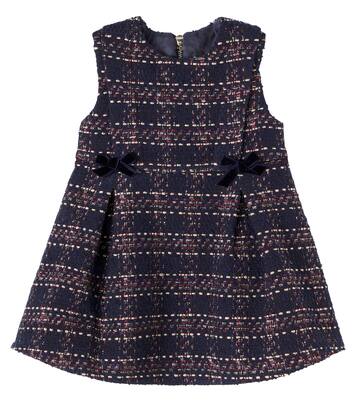Baby bow-detail tweed dress | Tartine et Chocolat