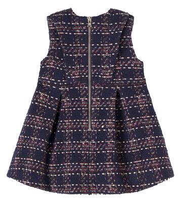 Baby bow-detail tweed dress | Tartine et Chocolat