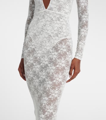 Bridal sheer lace gown | Alex Perry