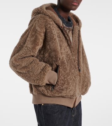 Jacke aus Shearling und Kaschmir | Brunello Cucinelli