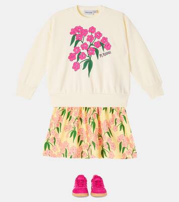 Printed cotton sweatshirt | Mini Rodini