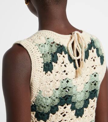 Tidal Sandrine cotton crochet minidress | The Upside