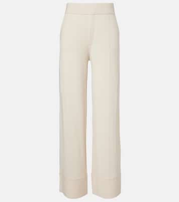 Wool and cashmere wide-leg pants | Jardin des Orangers