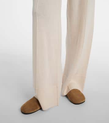 Wool and cashmere wide-leg pants | Jardin des Orangers