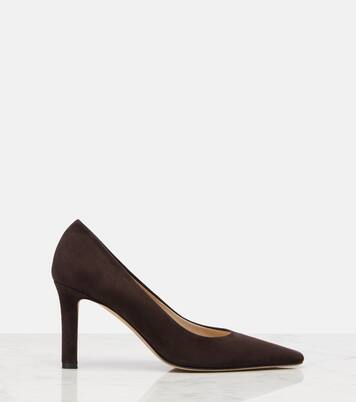 Carla 80 suede pumps | The Row