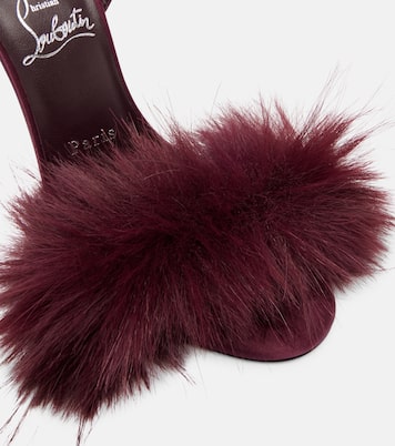 Sandalen Patchoulina 100 aus Satin | Christian Louboutin