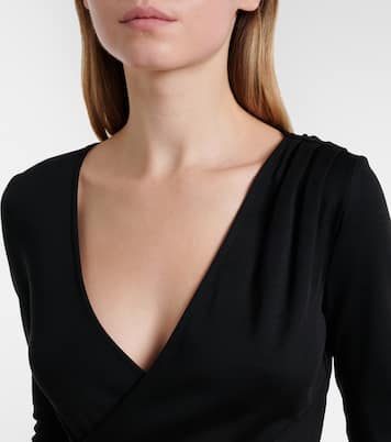Adagio virgin wool wrap top | Max Mara