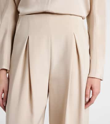 Pantalon ample Palude en soie mélangée | Max Mara