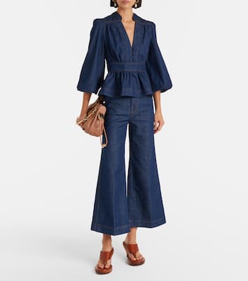 Awaken denim blouse | Zimmermann
