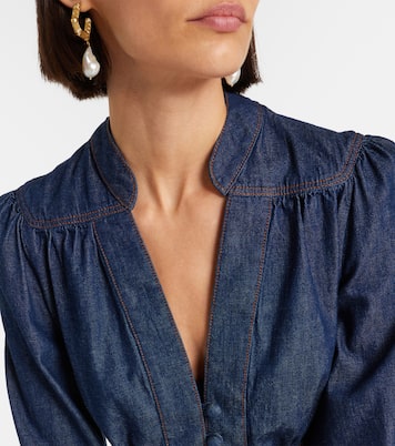 Awaken denim blouse | Zimmermann