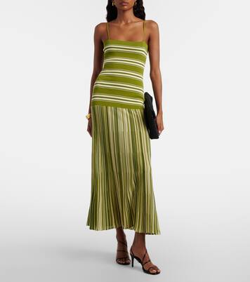Esenia striped cotton-blend maxi dress | Faithfull