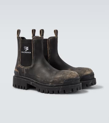 Bottines Chelsea Strike en cuir | Balenciaga