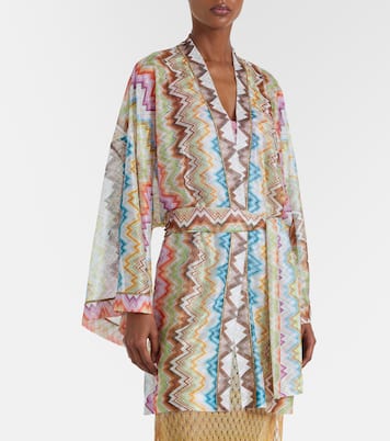 Zigzag beach cover-up | Missoni
