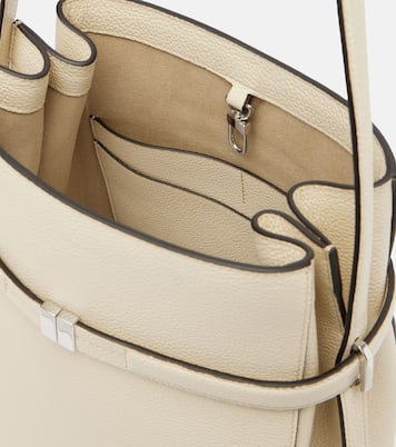 Large leather bucket bag | Toteme