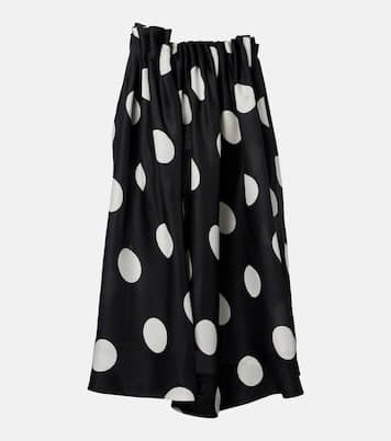 Riley polka-dot silk maxi skirt | Khaite