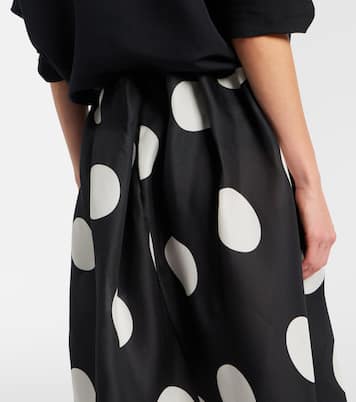 Riley polka-dot silk maxi skirt | Khaite