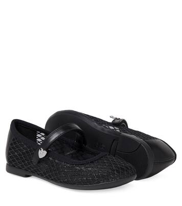 Ballerine Mary Jane in mesh | Monnalisa