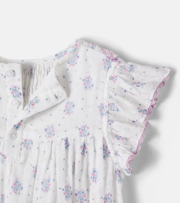 Shanti floral smocked cotton dress | Louise Misha