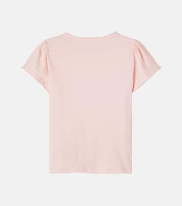 T-shirt Famo in jersey di cotone con paillettes | Konges Sløjd