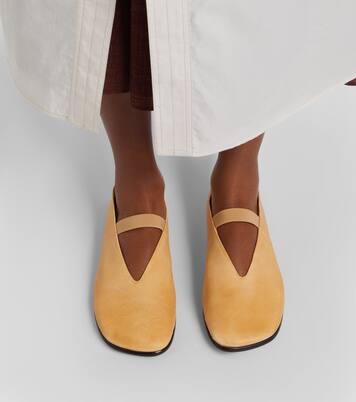 Glove leather ballet flats | Lemaire