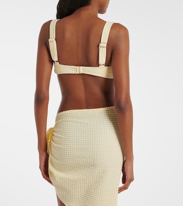 Top de bikini Romy a cuadros | Montce
