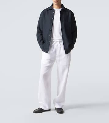 Linen overshirt | Saman Amel