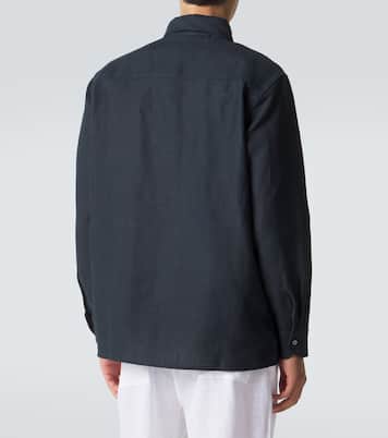 Linen overshirt | Saman Amel