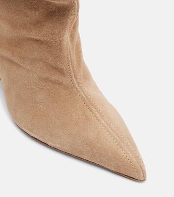 No-Wedge suede ankle boots | Balmain