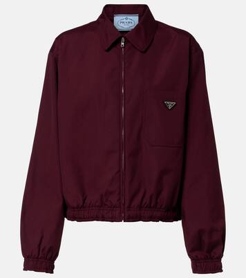 Logo blouson jacket | Prada