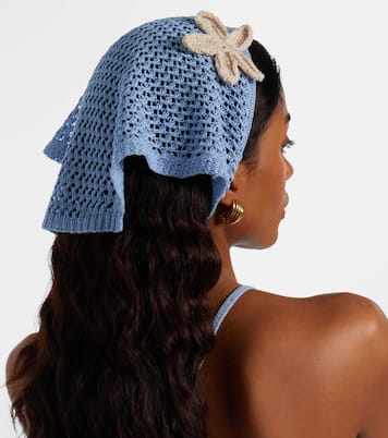 Foulard en crochet à appliqué | Bananhot