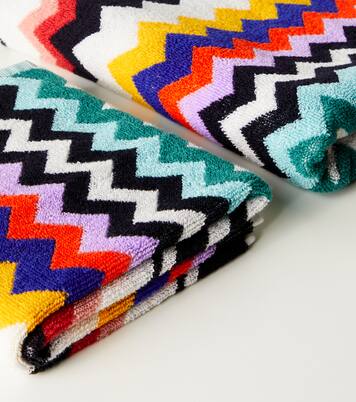 Best set of 2 cotton terry towels | Missoni