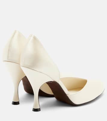 Not Half Bad embellished satin pumps | Herbert Levine