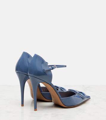 D'Orsay VLogo patent leather pumps | Valentino Garavani